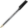 STAEDTLER 430 Stick Ballpoint Pen 1.0mm Tip 0.35mm Line Black (Pack 10) - 430M-9