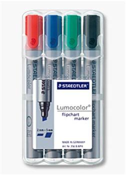 STAEDTLER Lumocolor Flipovermarker Navulbaar Pak van 4 (356 B WP4)