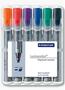 STAEDTLER 356 B WP6 LUMOCOLOR FLIPCHART MARKER CHISEL POINT (SET OF 6 COLORS)