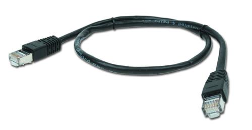 GEMBIRD Networking Cable Black Cat5E (PP22-0.5M/BK)