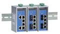 MOXA 6-port unmanaged Ethernet switches with 4IEEE 802.3af/at PoE+port
