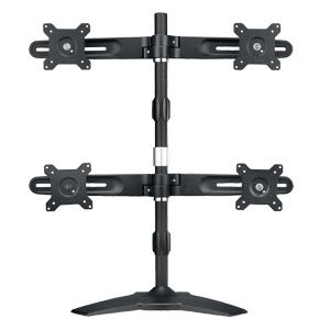 AG NEOVO DMS-01Q | Quadruple-display stand | VESA 75x75-100x100 | Max 10kg | Tablestand | Black (DMS-01Q)