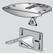 POLYCOM EAGLE EYE CAMERA WALL/ PANEL/ SHELF MOUNTING BRACKET