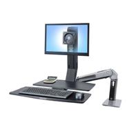 Ergotron WorkFit-A LCD HD with Worksurface+ Standing Desk - monteringssett - for LCD-skjerm / tastatur / mus