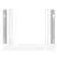 SMS Slim Fixed 400x200 Silver/ White