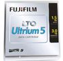 FUJITSU 5 pieces LTO-5 data cartridge with random barcode label from Fuji 1500 GB native capacity