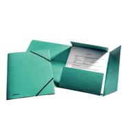 ESSELTE 3-Flaps Folder Green Pack Of