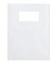 GBC Binding Cover Leathergrain Window/ Plain A4 250gsm White 25 Pairs (Pack 50) 46715E (46715E)