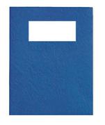 GBC Binding Cover Leathergrain Window/Plain A4 250gsm Blue 25 Pairs (Pack 50) 46735E