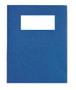 GBC Binding Cover Leathergrain Window/ Plain A4 250gsm Blue 25 Pairs (Pack 50) 46735E (46735E)