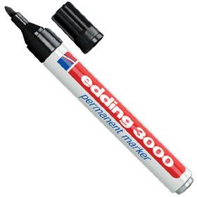 EDDING 3000 PERM.MARKER BLACK (4-3000001)
