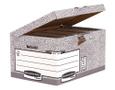 FELLOWES Bankers Box Flip Top Storage Box Board Grey (Pack 10) 1181501 (1181501)