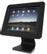 MACLOCKS Rotating Swivel Stand, bordsstativ för iPad, vajerlås, svart