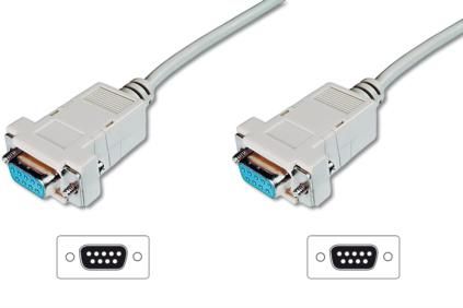 ASSMANN Electronic Zero-Modem Connection Cable D-Sub9 F/F 3.0m. sna (AK-610100-030-E)