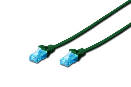 DIGITUS CAT 5e Ikke afskærmet parsnoet (UTP) 25cm Patchkabel Grøn  (DK-1512-0025/G)