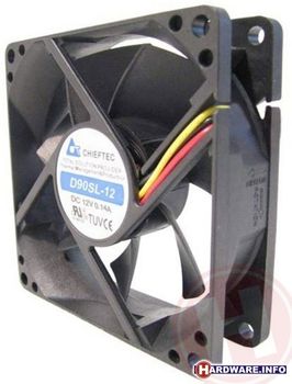CHIEFTEC 92x92x25mm Sleeve Fan With 3-Pin / 4-Pin Connector (AF-0925S)