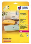 AVERY Printer Label Transparent