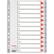 ESSELTE PP Index A4 1-12 Grey