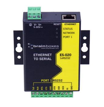BRAINBOXES Ethernet 1 Port RS232 10xScrew (ES-020)