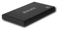 AIXCASE Geh 6,3cm (2,5) Aixcase SATA USB2.0 ALU blackline
