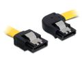 DELOCK SATA-Kabel Metall rechts/gerade 6Gb/s 0,50m