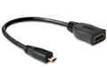 DELOCK High Speed HDMI with Ethernet - Video-/ Audio-/ Netz
