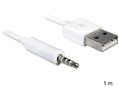 DELOCK iPod Shuffle Cable 3,5to USB A (83182)