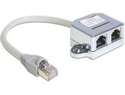 Delock RJ45 Port Doubler - Ethernet 100Base-TX-splitter - 15 cm