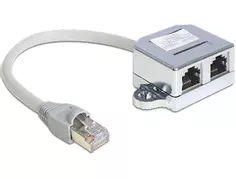 Delock RJ45 Port Doubler - Ethernet 100Base-TX-splitter - 15 cm