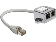 Delock RJ45 Port Doubler - Ethernet 100Base-TX-splitter - 15 cm