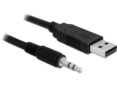 Delock Converter USB 2.0 > Serial-TTL 3.5 mm stereo jack (5 V) - seriell adapter - USB 2.0