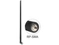 DELOCK WLAN Antenni RP-SMA ur, 9dBi, 2,4GHz, ympärisät., 50 Ohm, musta