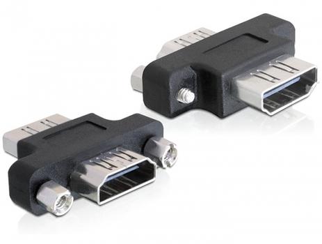 DELOCK HDMI Adapter HDMI Typ A -> Typ A Bu/Bu (65313)