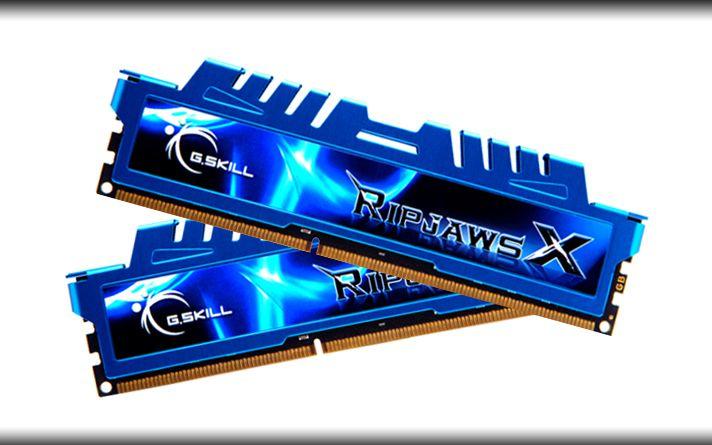 G.SKILL - Ripjaws-X - DDR3 - sett - 16 GB: 2 x 8 GB - DIMM 240-pin - 2400 MHz / PC3-19200 - ikke-bufret