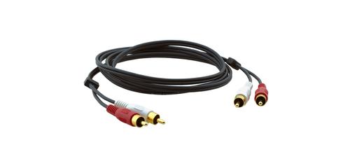 KRAMER C-2RAM/ 2RAM | RCA - RCA Pach cable | 0.6m | Black (95-0202002)