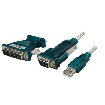 LOGILINK Adapter USB 2.0 > Seriell 9+25 pin (UA0042A)