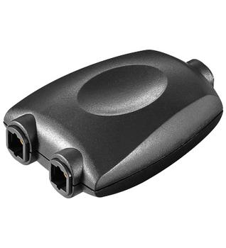 GOOBAY Digital audiosplitter (optisk) Sort  (11921)