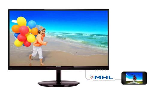 PHILIPS 234E5QHAB/ 00 23" IPS LED 1080p HDMI MHL (234E5QHAB/00)