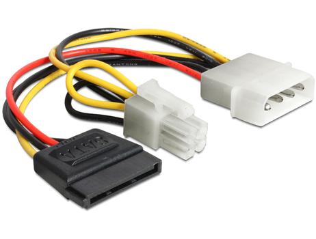 DELOCK KABEL POWER MOLEX STECKER> SATA - Kabel (60127)