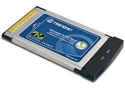 TRENDNET NDRAFT 802.11N G&B COMP WIRELESS PC CARD (TEW-621PC)