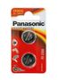 PANASONIC CR2032, Lithium, Knap/mønt, 3 V, 1 stk, Metallic