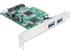 DELOCK PCI-Express 2.0 x4 kort, USB 3.0, 2xTyp A portar(2 ext)