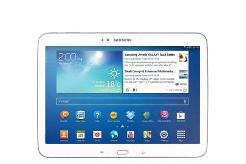 SAMSUNG Galaxy Tab3 10.1 16GB, White Android, P5220, 4G+WiFi (GT-P5220ZWANEE)