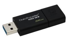 KINGSTON 32GB USB 3.0 DataTraveler 100 G3 100MB/s read