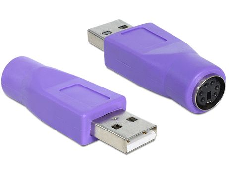 DELOCK USB Adaptor USB A ->PS/2 ma/fe (65461)