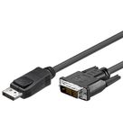 ALINE DisplayPort kabel, DisplayPort han/ DVI han, 2 m