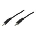 LOGILINK Audio cable 2x 3,5mm male, stereo, 1,0m