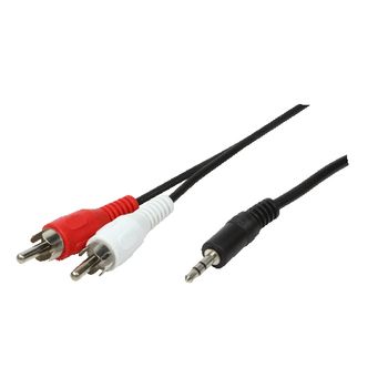 LOGILINK Audio cable 1x 3,5mm male to 2x Cinch mal (CA1042)