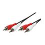 LOGILINK Audio cable 2x2 Cinch male, 2,5m