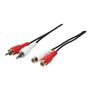 LOGILINK Audio cable 2x Cinch male to 2x Cinch fem